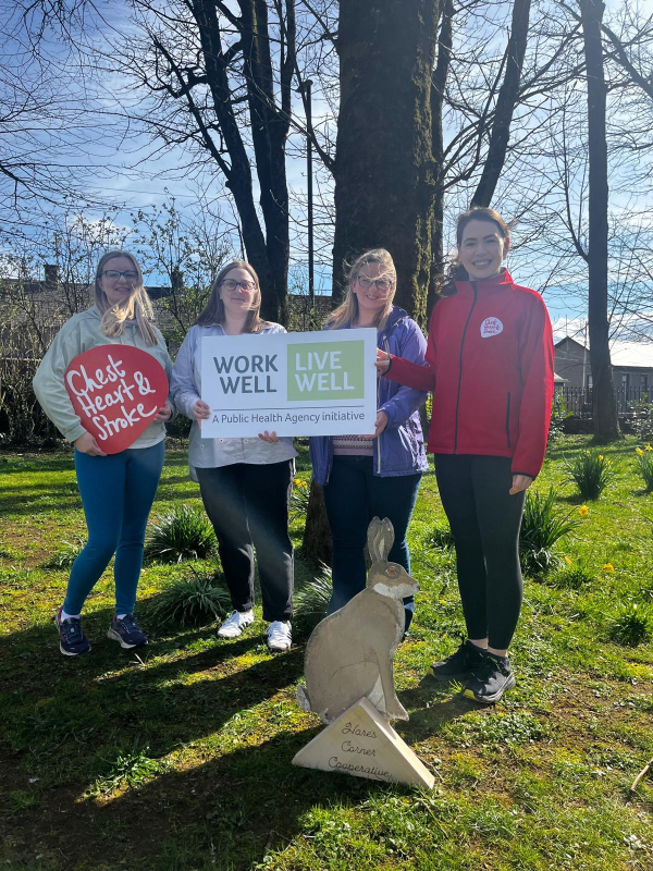 Hares Corner Lucy Flanagan Kelly Pinkerton Geri Mc Kernan and Aoife