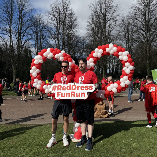 Matt Red Dress Fun Run