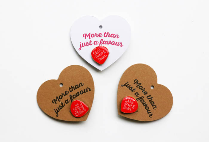 Heart Card and Pin Badge